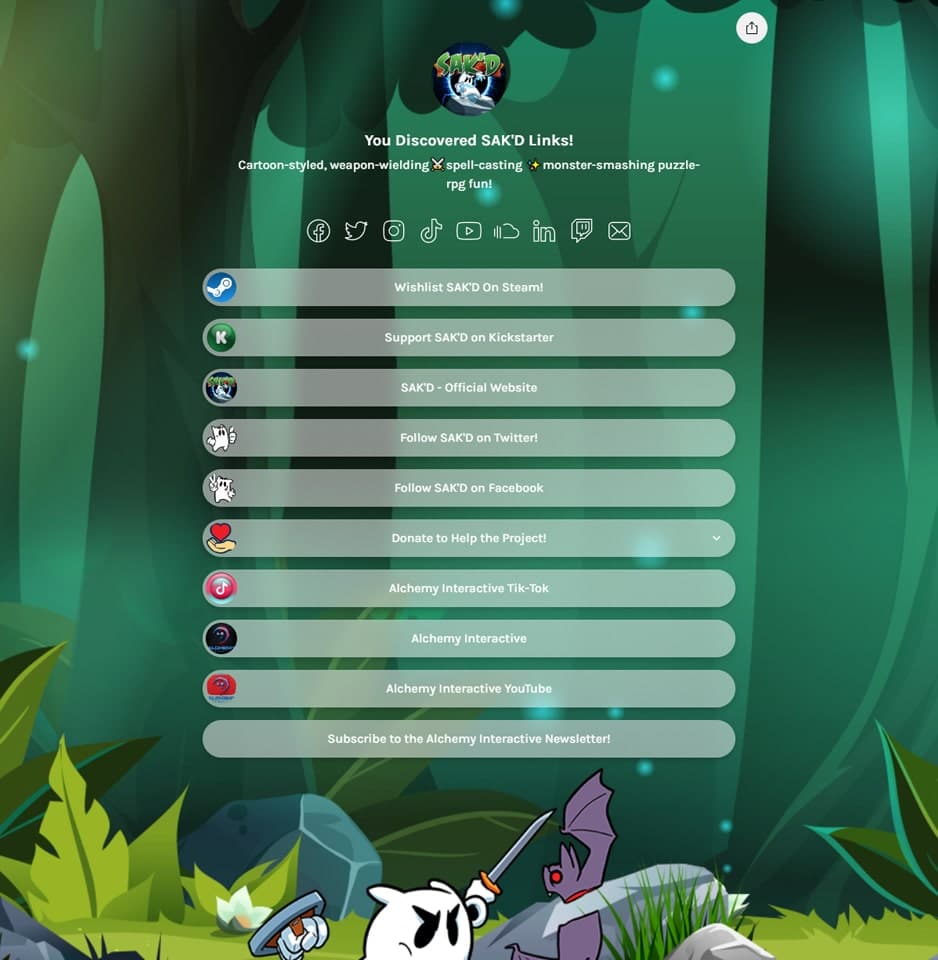 Tell a Few Friends About SAK'D