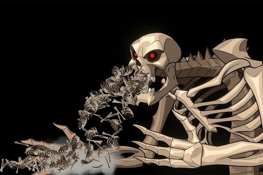 Gashodokuro Bone Purge Attack